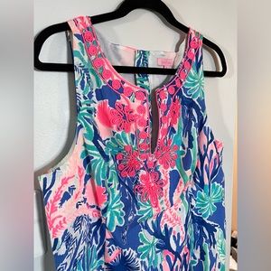 Lilly Pulitzer Womens Gabby Shift Dress In Multi Jet Stream